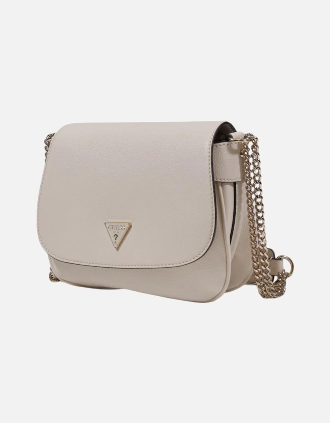 Clip Fastening Shoulder Bag Women - White