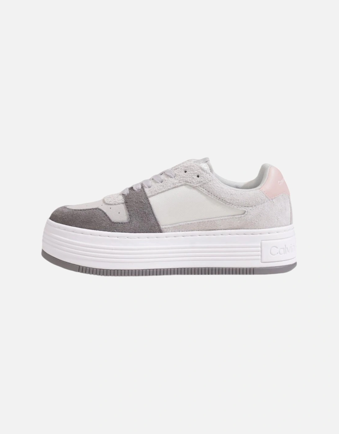 Leather Shoes with Rubber Sole Women - Grey Sneakers