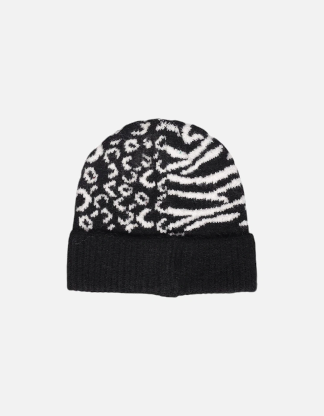 Ribbed Knit Beanie Cap Women - Black Hats