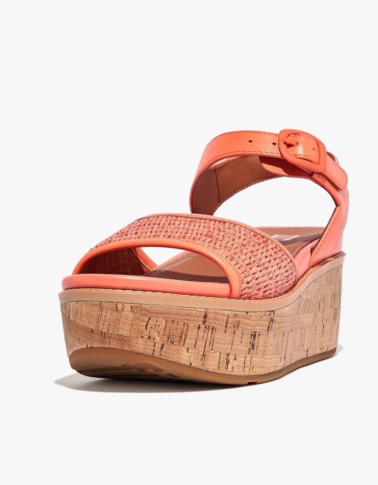 ELOISE BACK-STRAP WEDGE Womens Sandals Sunshine Coral