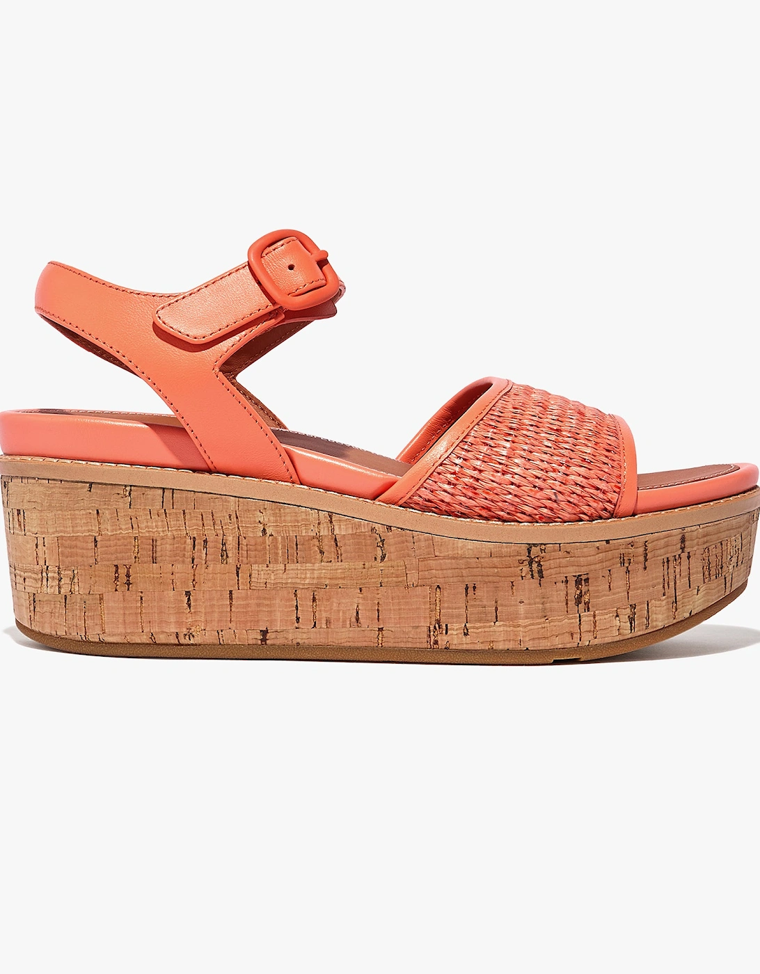 ELOISE BACK-STRAP WEDGE Womens Sandals Sunshine Coral, 7 of 6