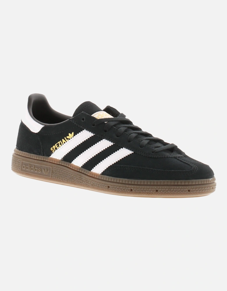 Boys Trainers Handball Spezial Leather Lace Up black UK Size