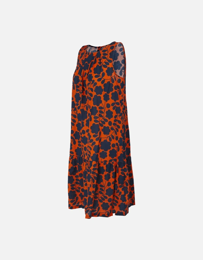 Womens/Ladies Orla Kiely Passion Flower Midi Dress