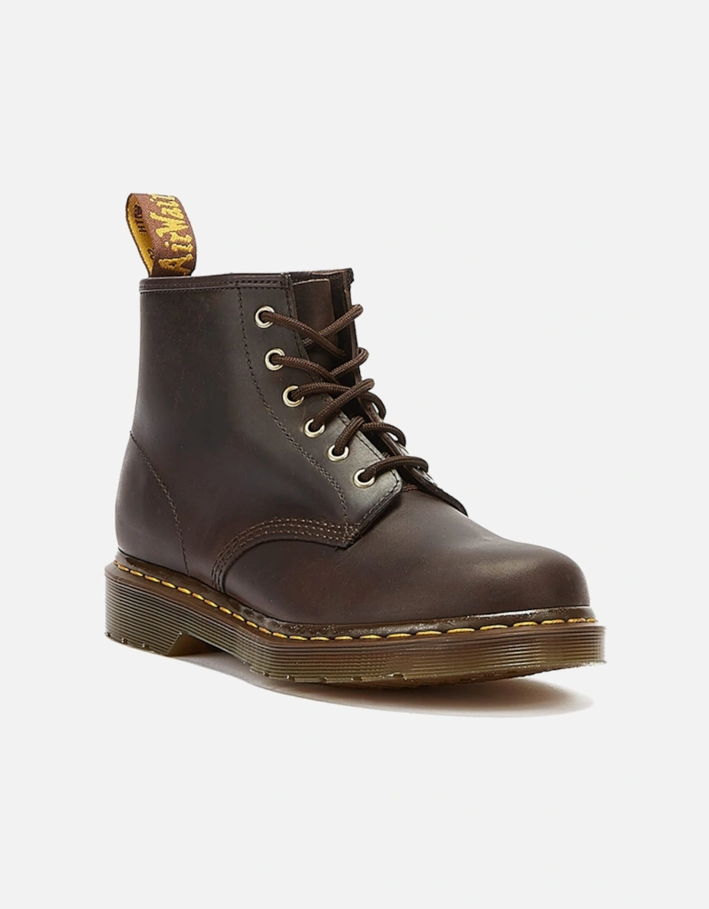 Dr. Martens 101 YS Crazy Horse Dark Brown Boots