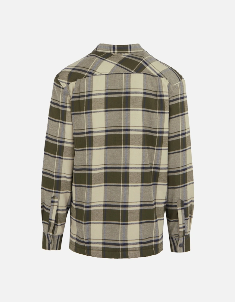 Mens Thamos Checked Long-Sleeved Shirt