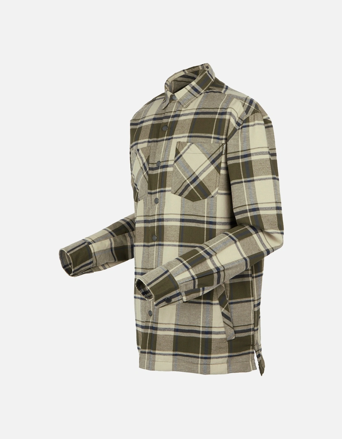 Mens Thamos Checked Long-Sleeved Shirt