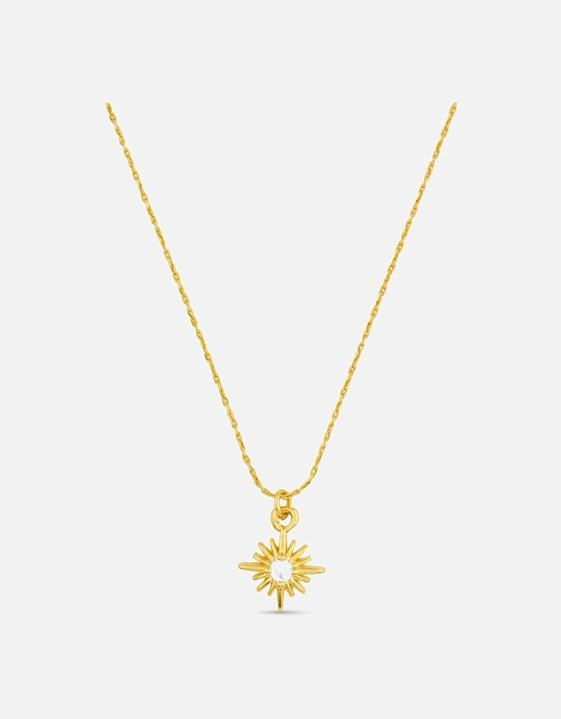 Crystal Starburst Charm Necklace, 3 of 2