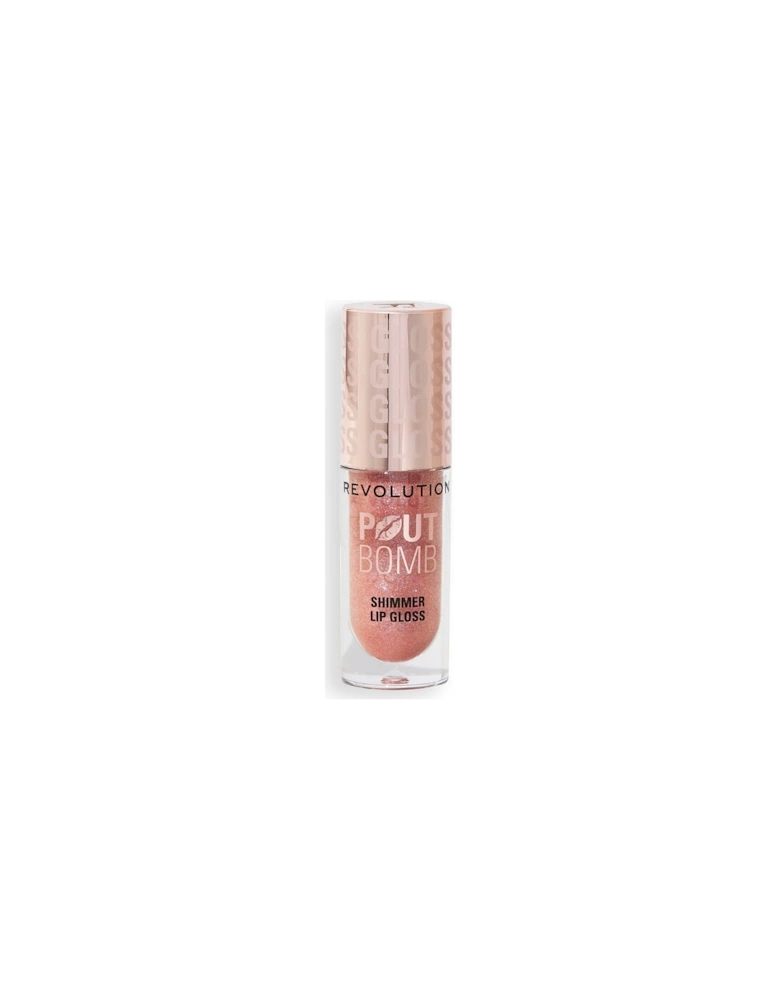 Pout Bomb Shimmer Gloss Glimmer Nude