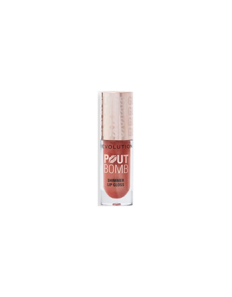 Pout Bomb Shimmer Gloss Nude Glow