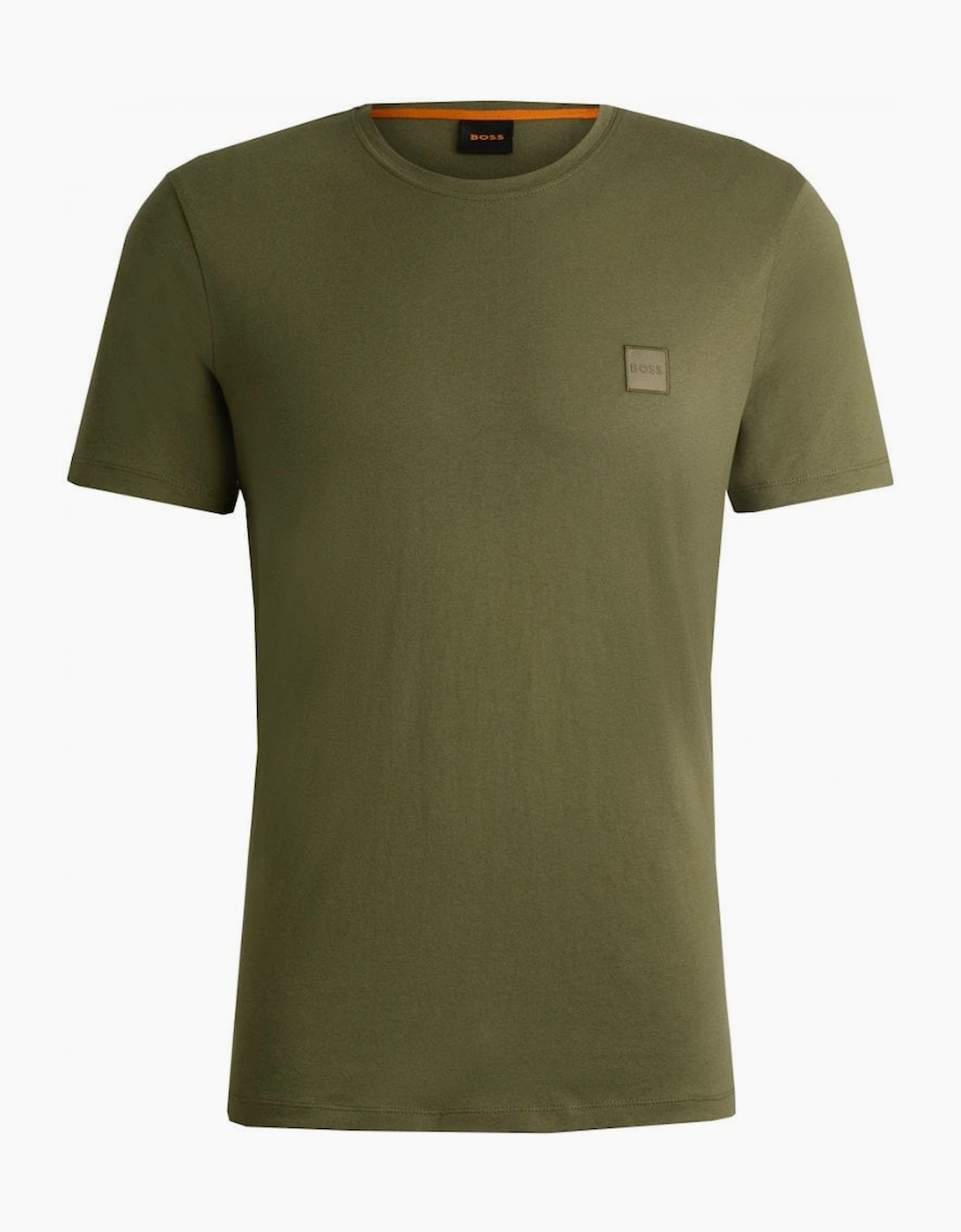 Hugo Boss Men's Green Khaki Tales Crew Neck T-Shirt - Size: 42
