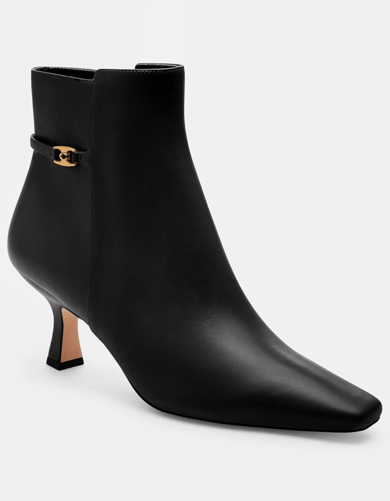 Rebecca Leather Boots - Black