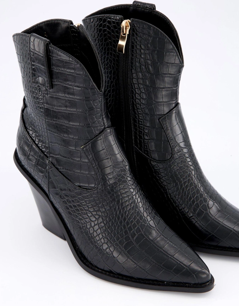 Sacha Ankle Boots - Black