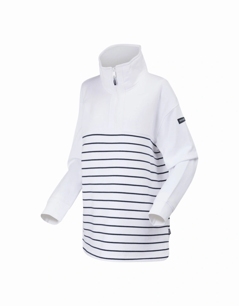 Womens/Ladies Bayletta Half Placket Sweatshirt