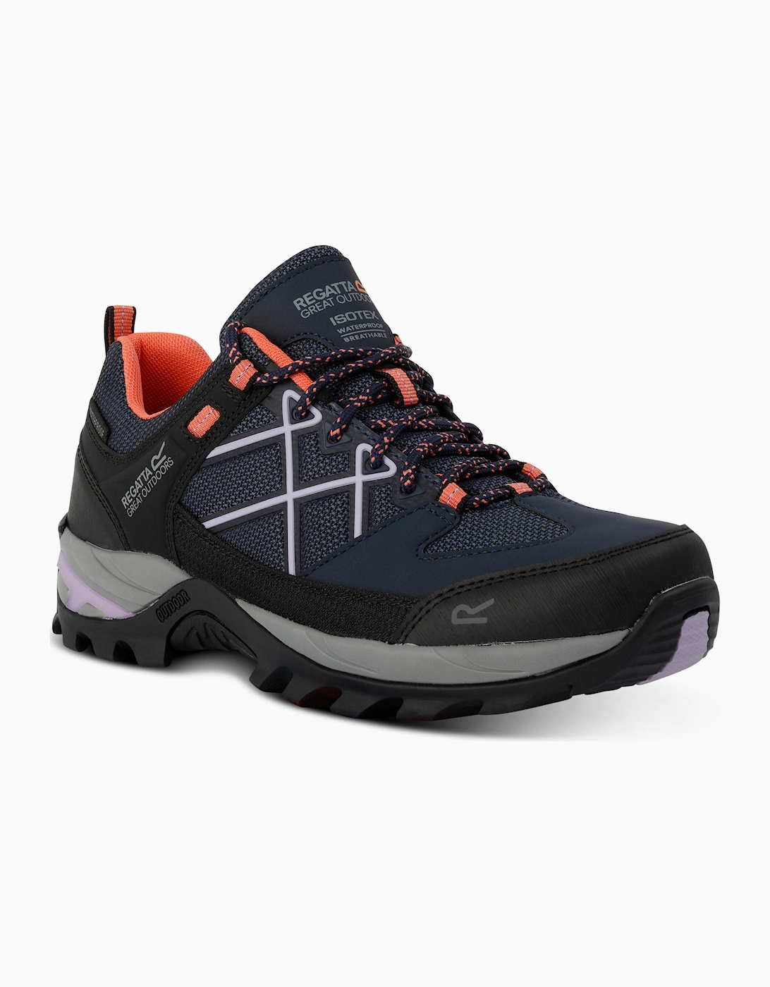 Regatta Women's Navy / Samaris Iii Low Walking Shoes - Size 8 UK