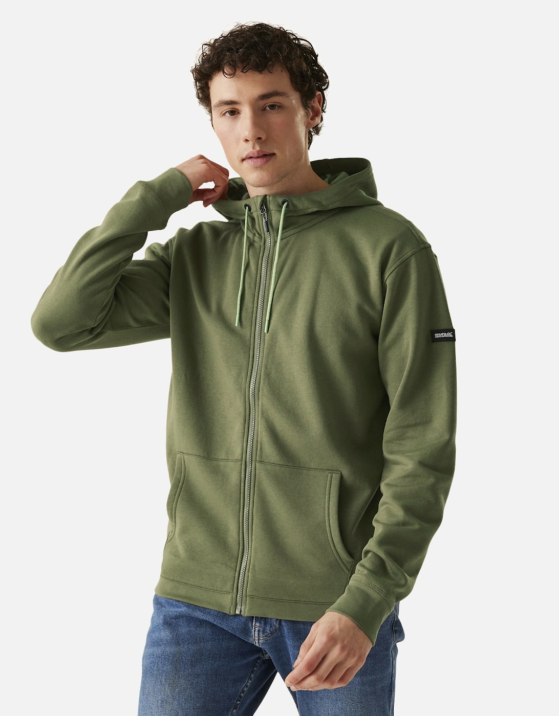 Mens Shorebay II Full Zip Hoodie, 5 of 4