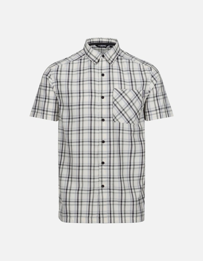 Mens Mindano VIII Patterned Short-Sleeved Shirt