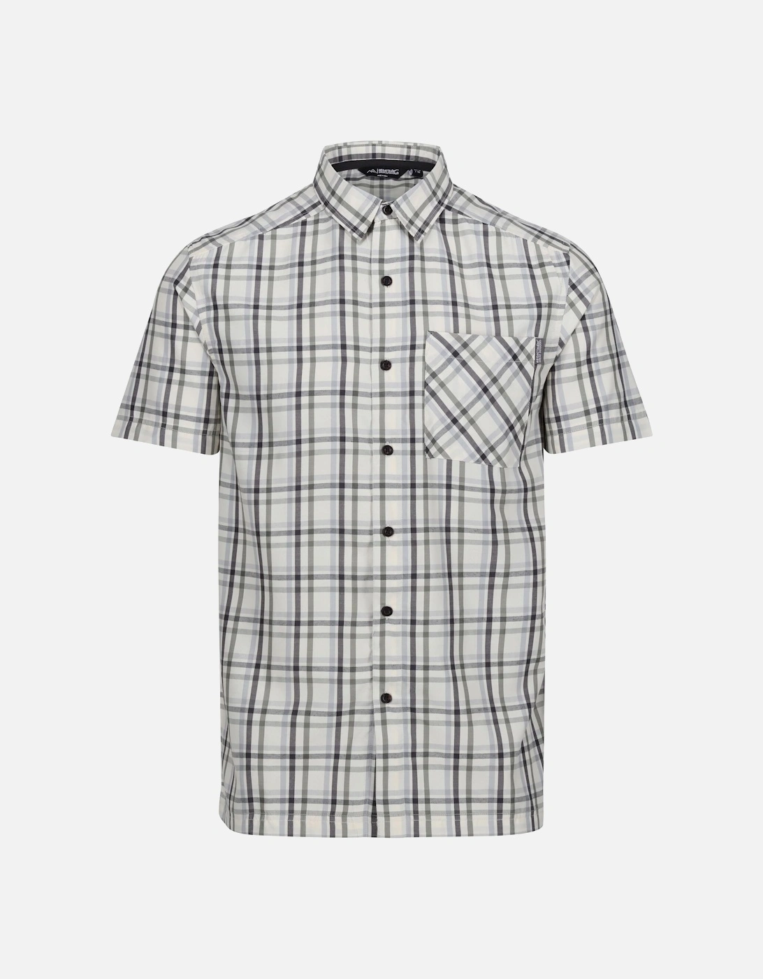 Mens Mindano VIII Patterned Short-Sleeved Shirt, 5 of 4