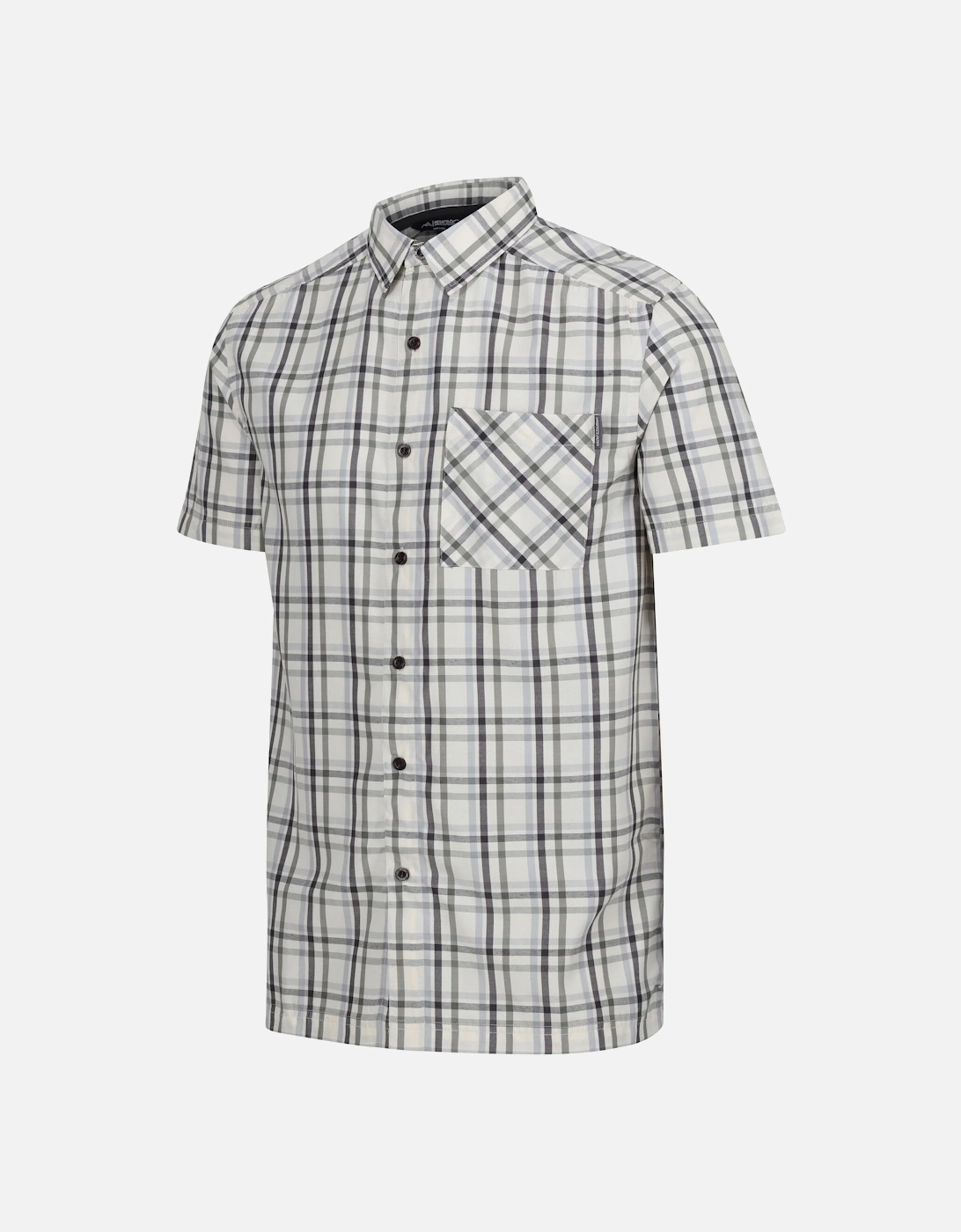 Mens Mindano VIII Patterned Short-Sleeved Shirt