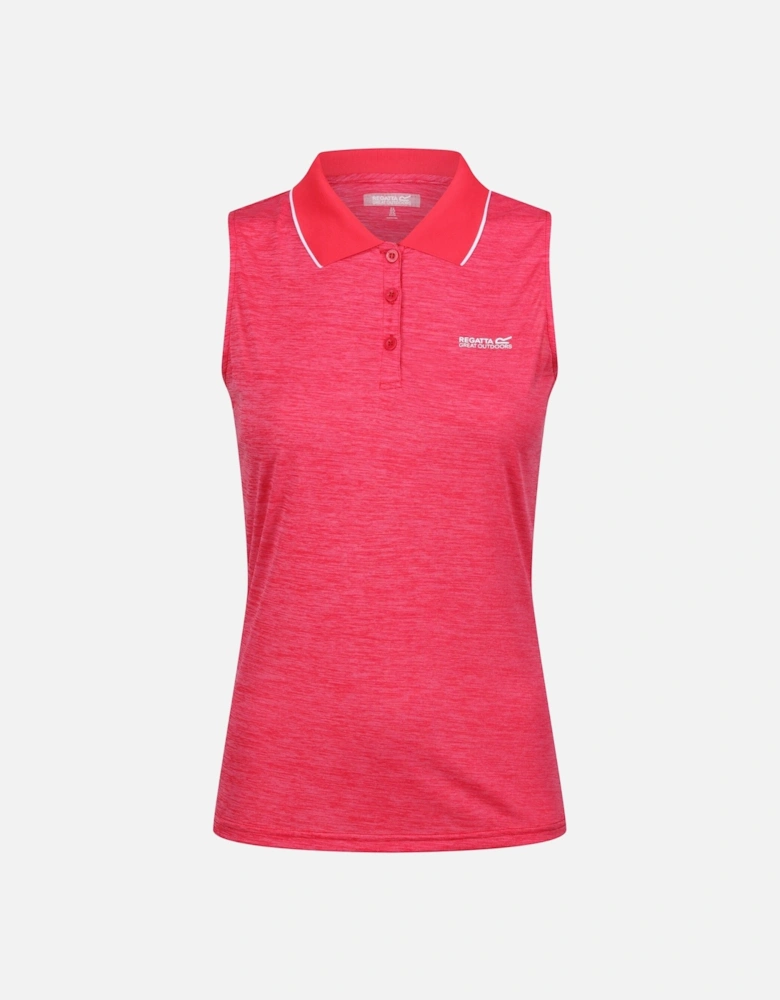 Womens/Ladies Tima II Sleeveless Polo Shirt