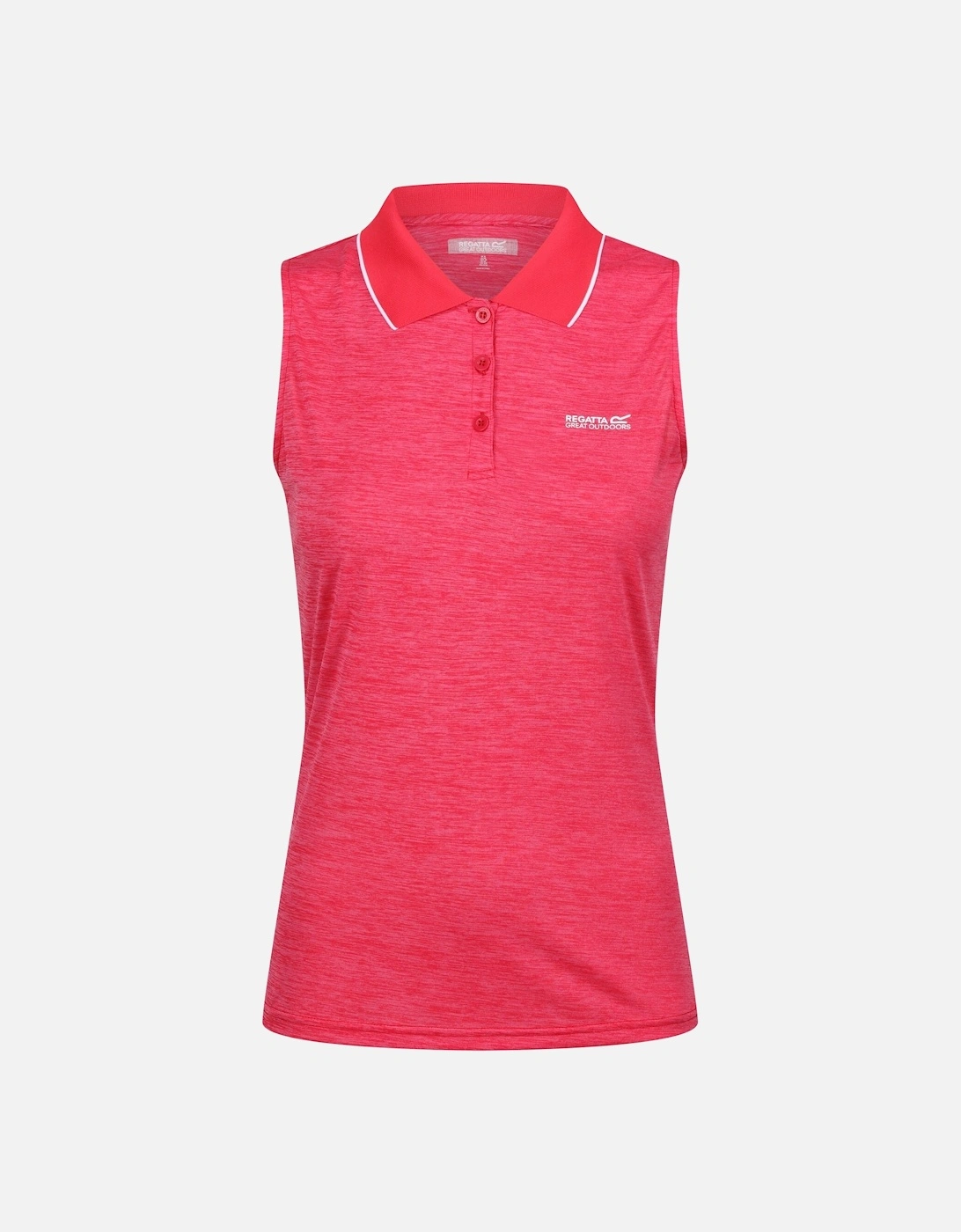 Womens/Ladies Tima II Sleeveless Polo Shirt, 5 of 4