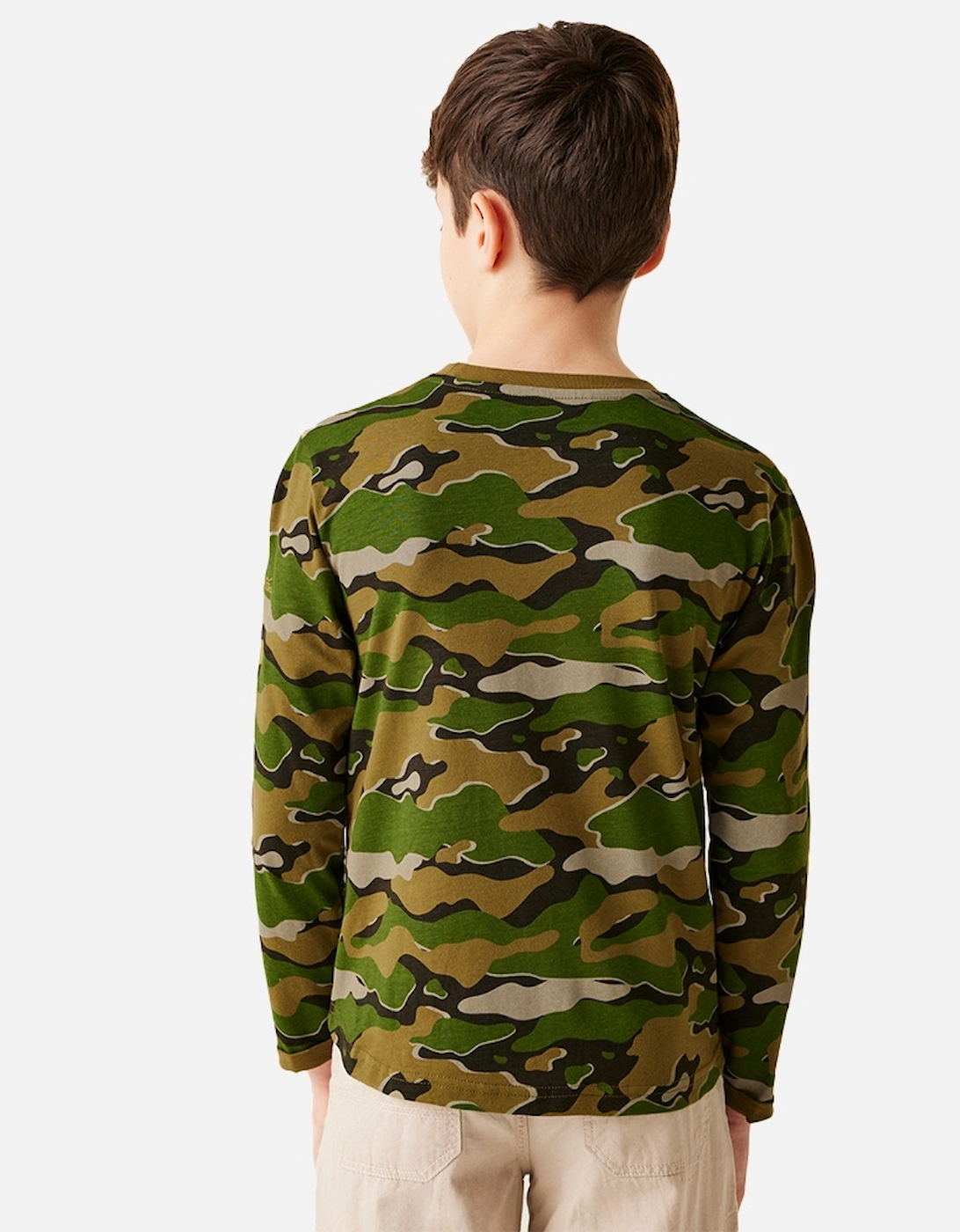 Childrens/Kids Wenbie III Camo Long-Sleeved T-Shirt