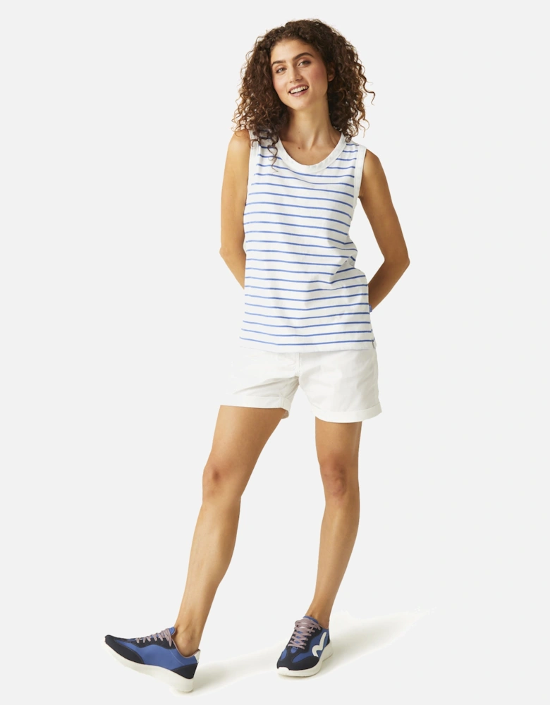 Womens/Ladies Fariah Striped Sleeveless T-Shirt