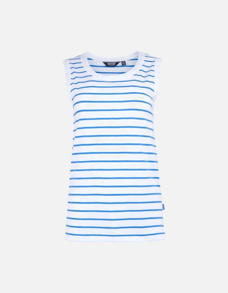 Womens/Ladies Fariah Striped Sleeveless T-Shirt