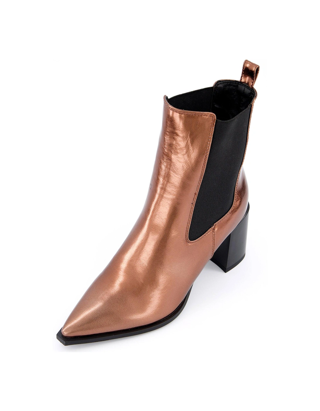 Nemma Ankle Boots - Dark Gold