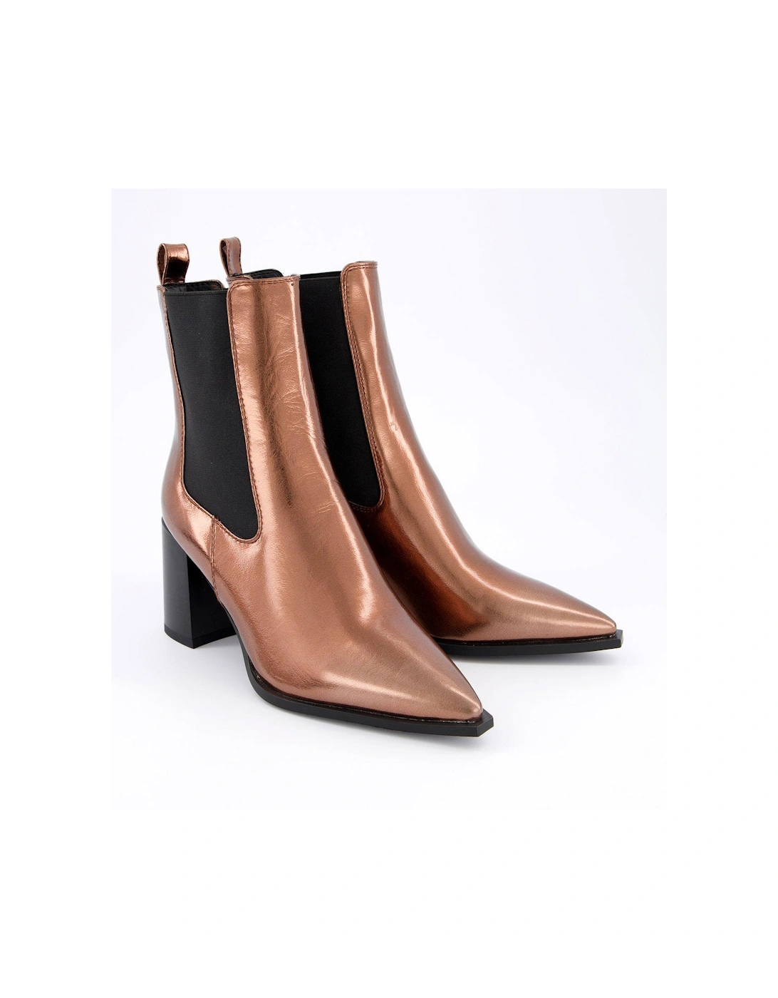 Nemma Ankle Boots - Dark Gold