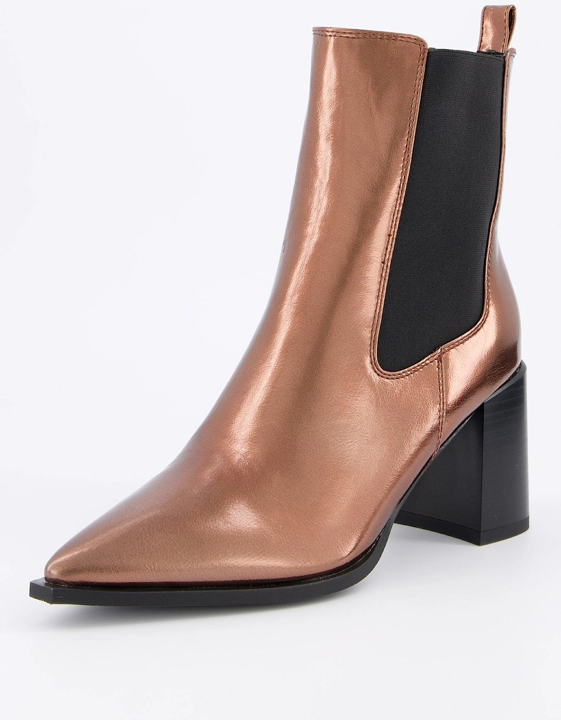 Nemma Ankle Boots - Dark Gold