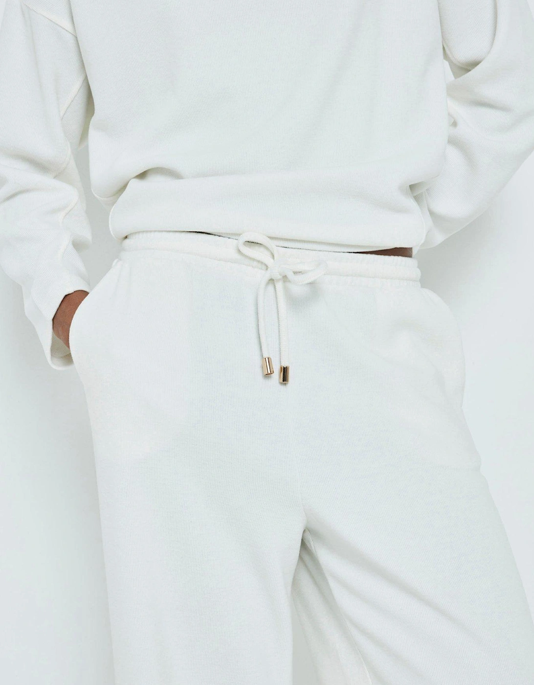 Cosy Wide Leg Trousers - Cream