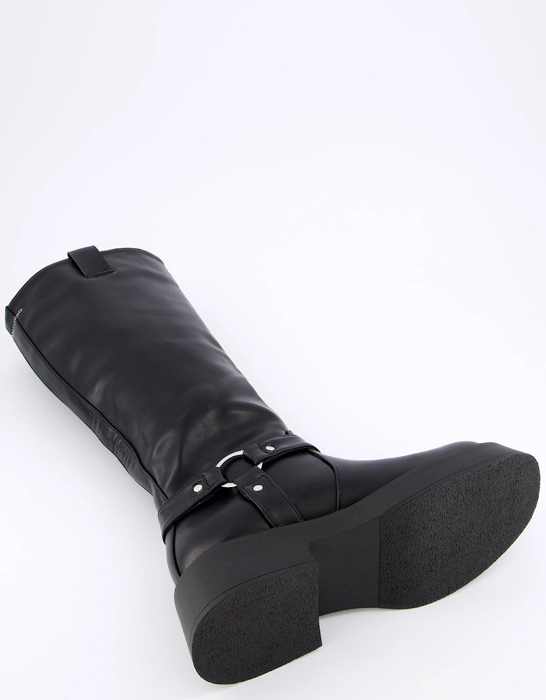 Menna Knee High Boots - Black