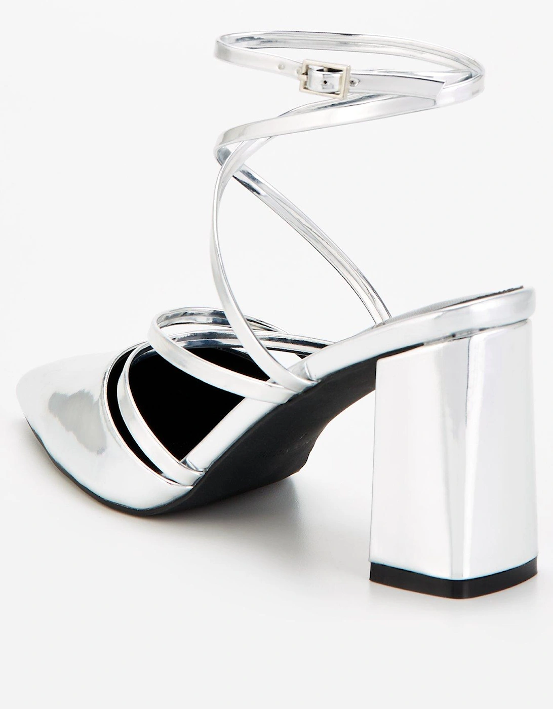 Kyrin Strappy Shoes - Silver