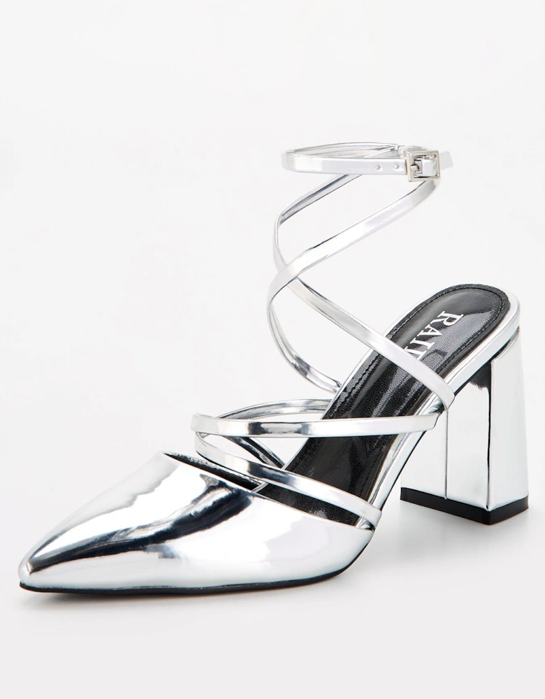 Kyrin Strappy Shoes - Silver