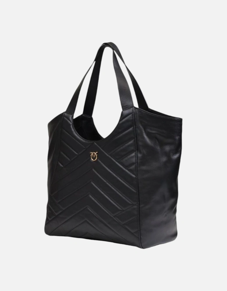 Black Leather Handbag Women