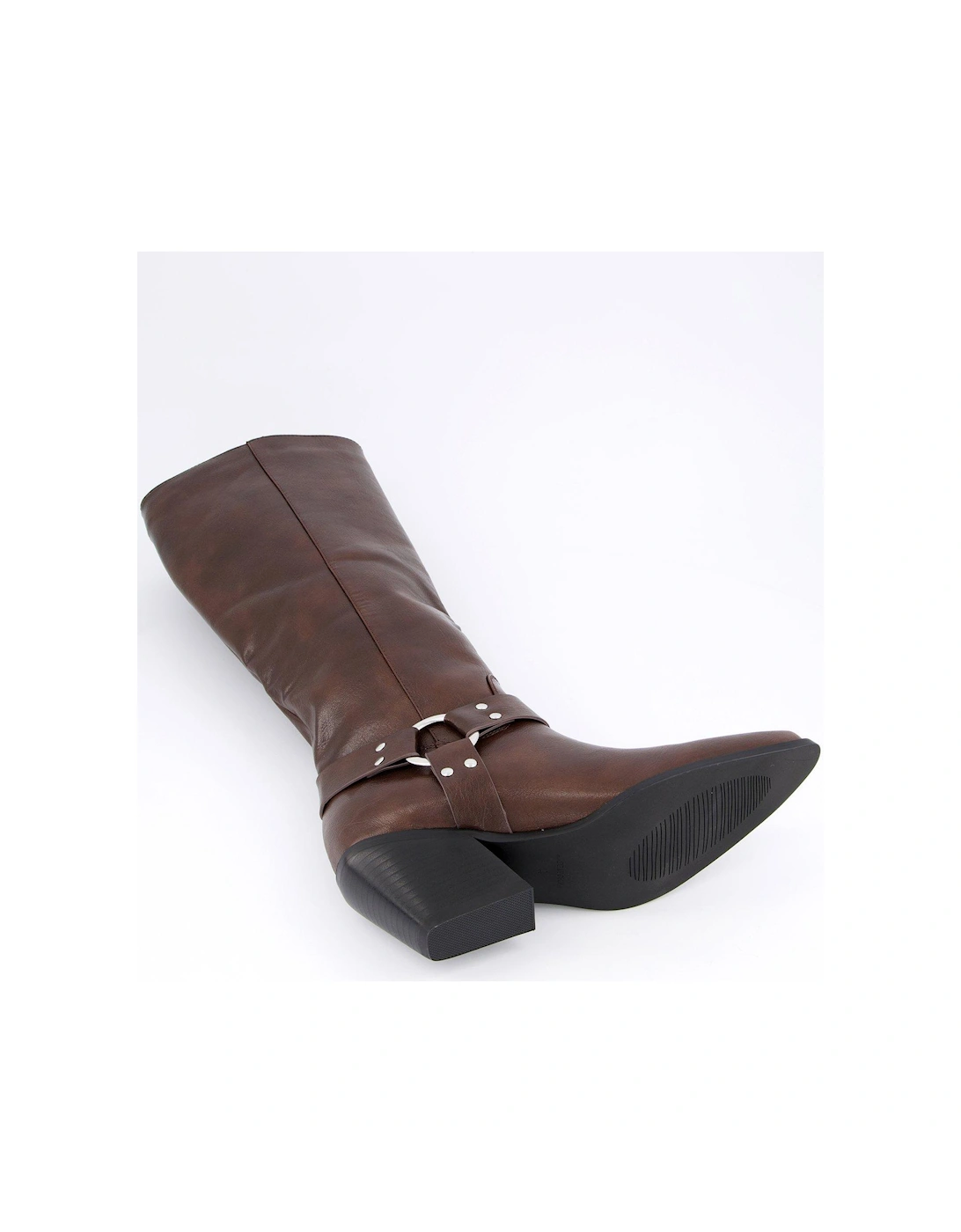 Nevis Knee High Boots - Brown