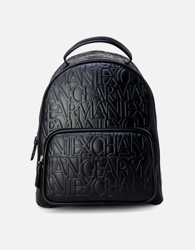 Womens Polyester Backpack - Black