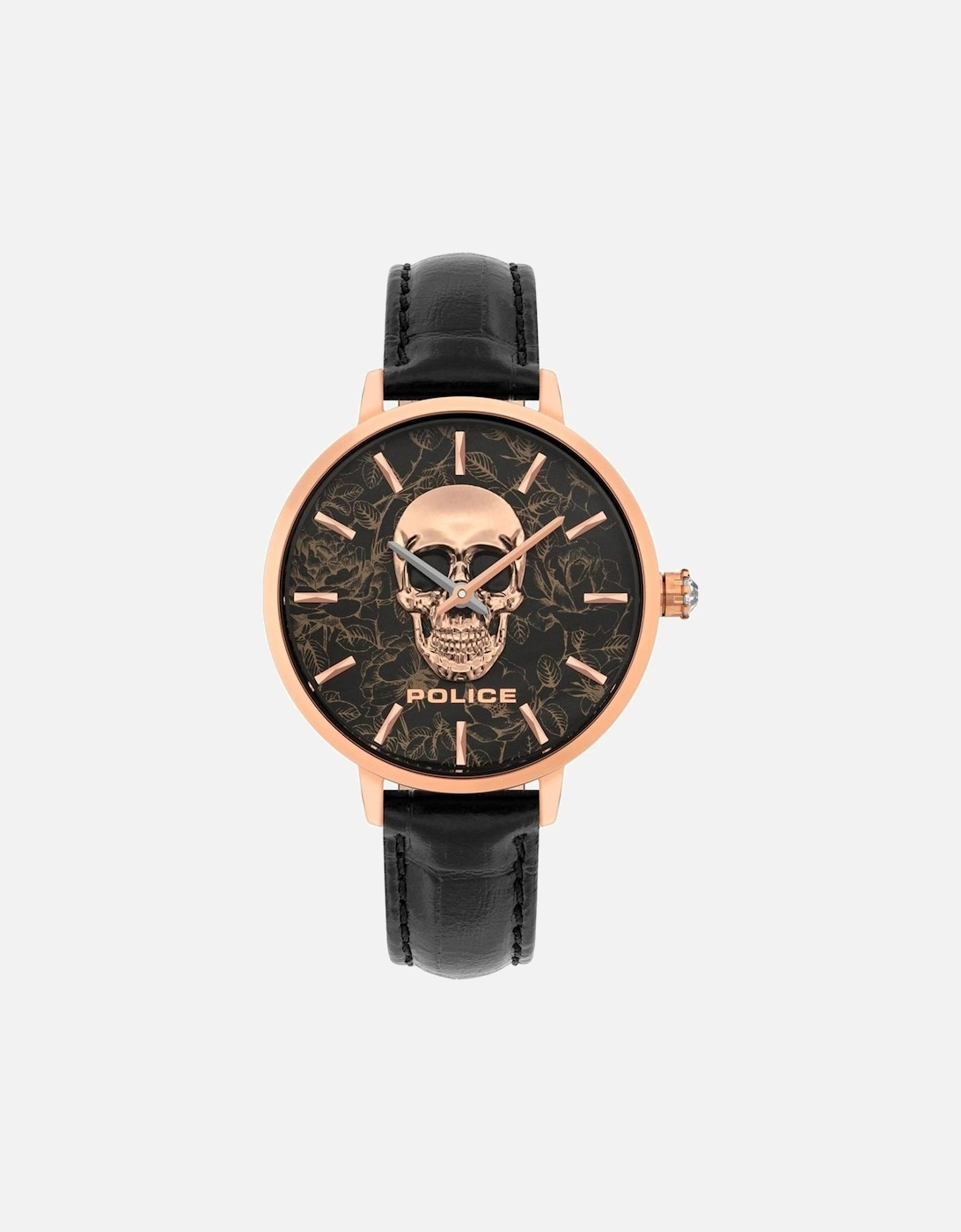 Stainless Steel Case Quartz Analog Watch Women - Black Watches, 2 of 1
