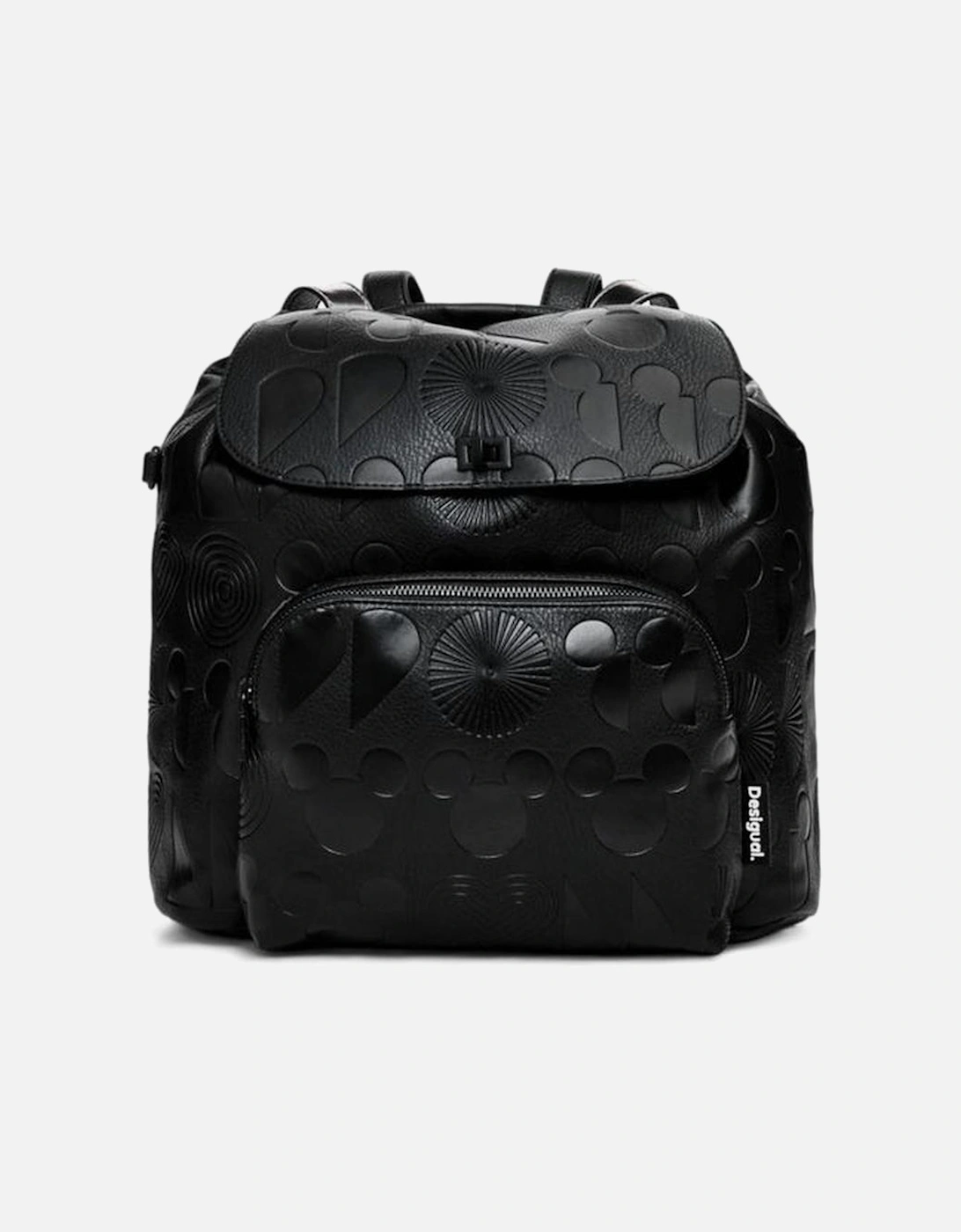 Mickey Mouse embossed backpack Women Black