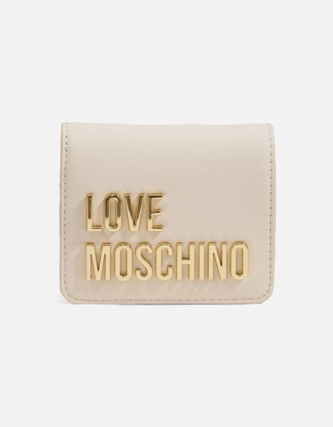 Compact PU Leather Wallet Women - Beige, 5 of 4