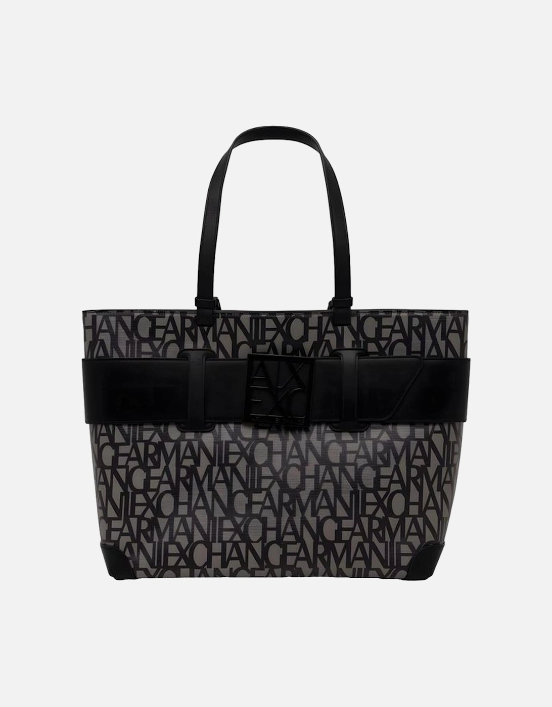 Stylish Polyurethane Tote Bag Women - Black Handbags, 5 of 4