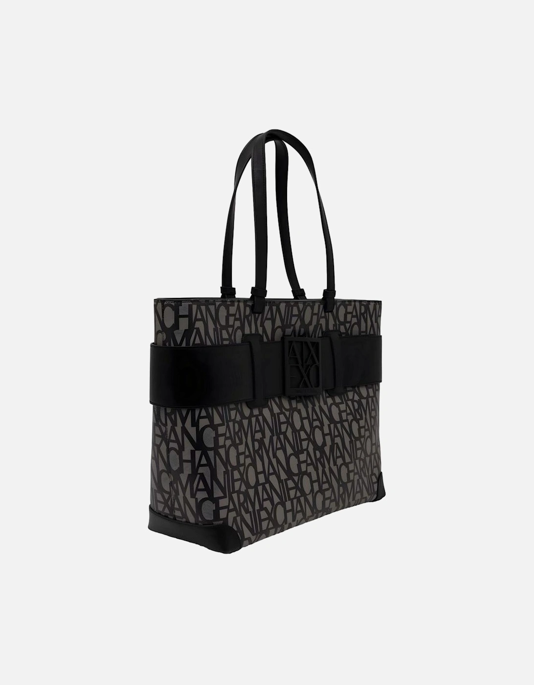 Stylish Polyurethane Tote Bag Women - Black Handbags