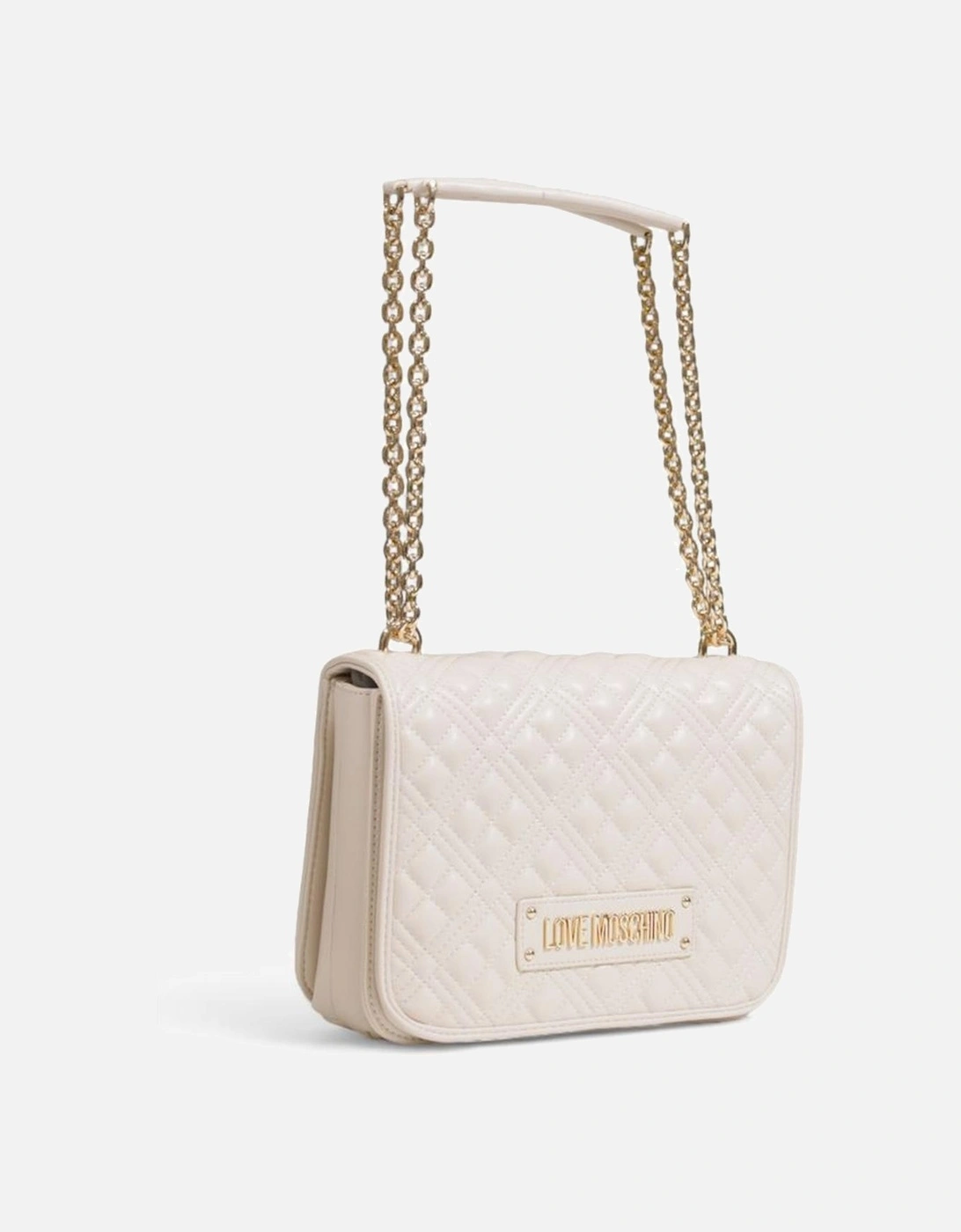 Beige Polyethylene Handbag Women