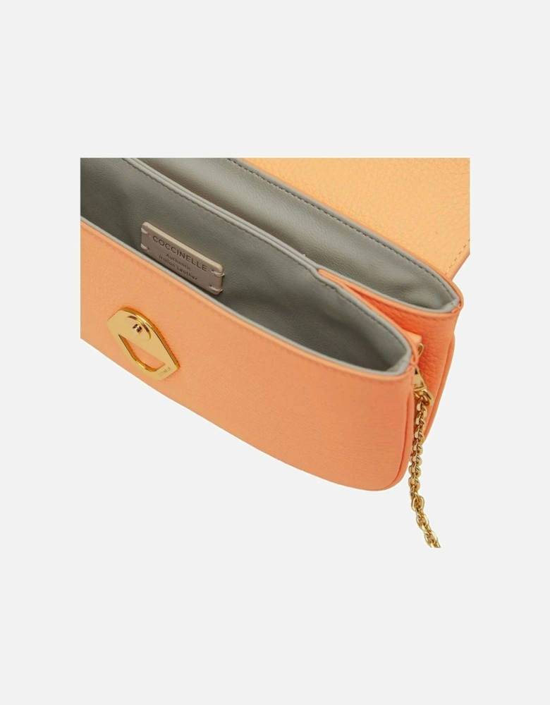 Leather Clutch Bag Women - Orange Handbags