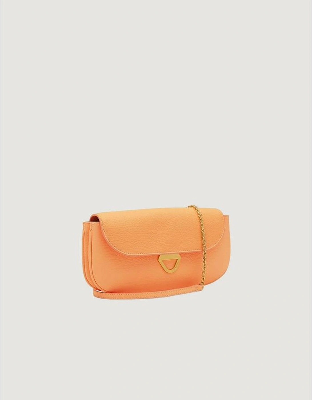 Leather Clutch Bag Women - Orange Handbags