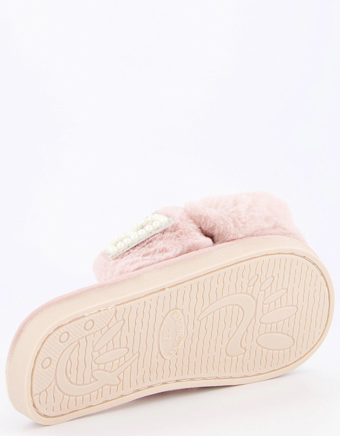 Sasha Be Mine Bridesquad Slippers - Light Pink