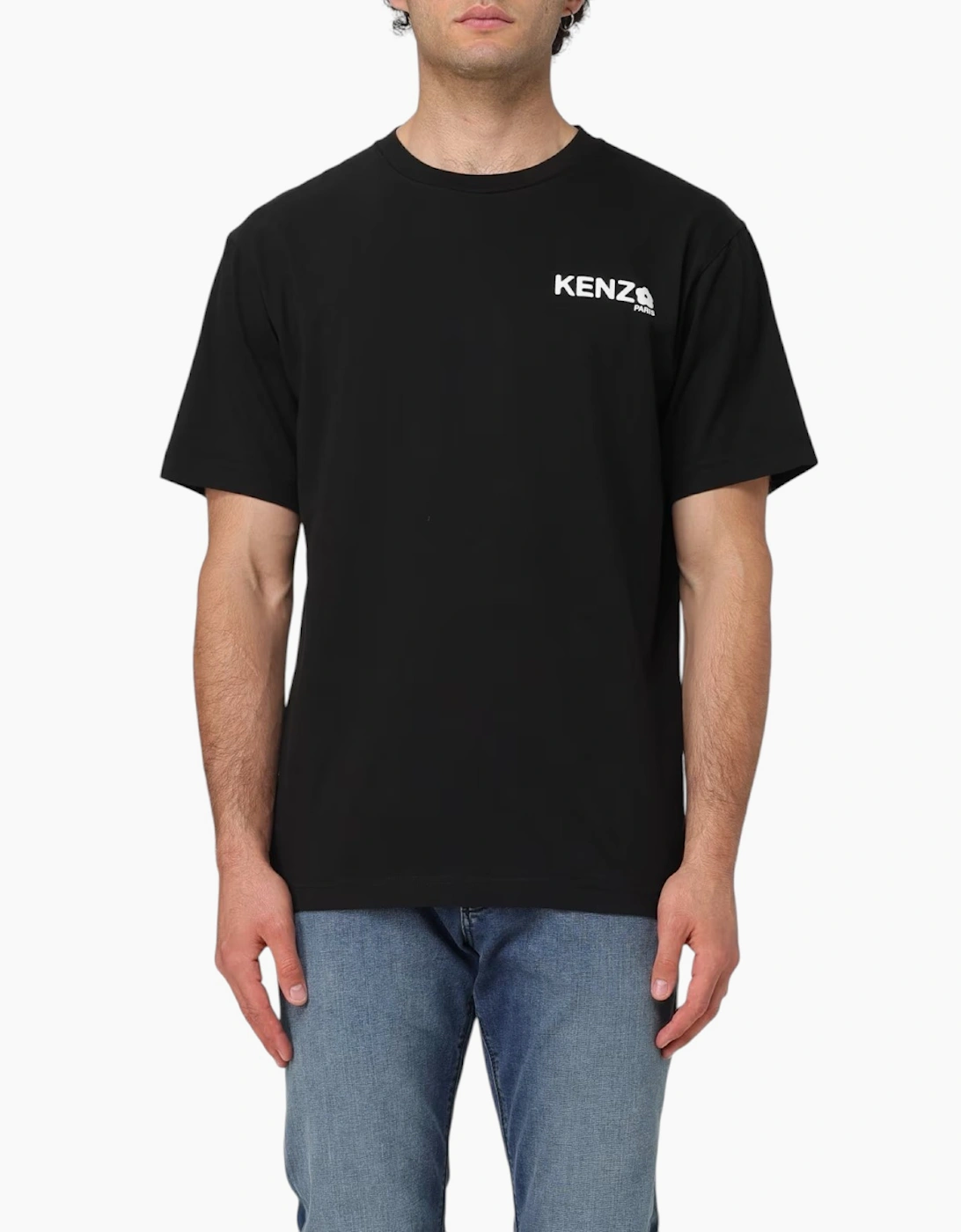 Kenzo Men's Black Boke Flower 2.0 T Shirts Crew Neck Short Sleeve Casual Cotton Tops - Size: 36