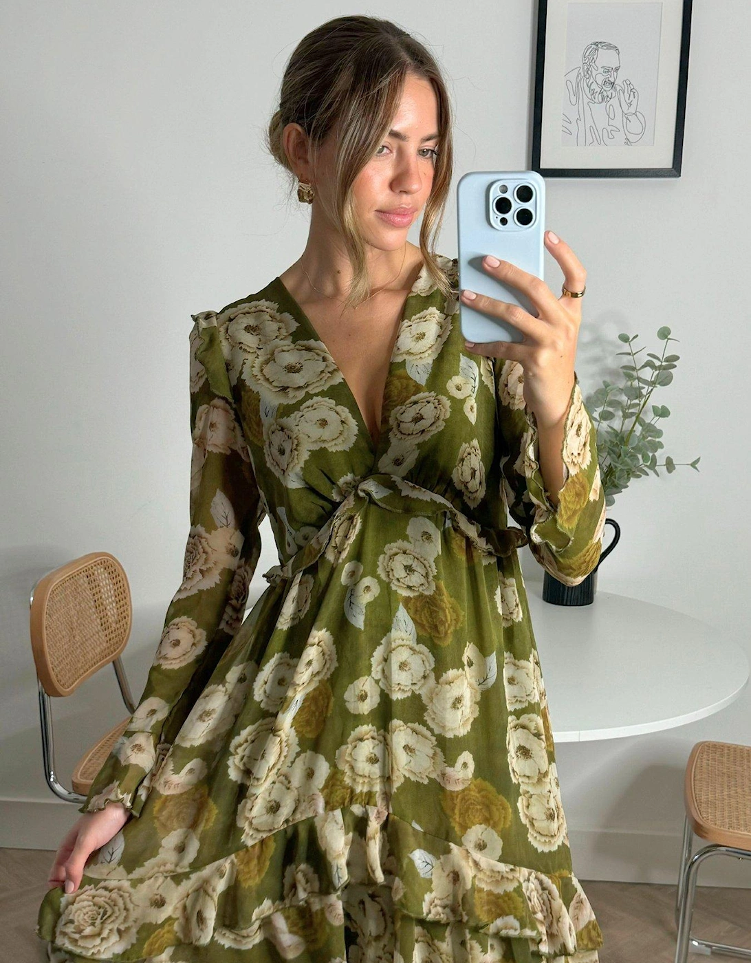 Birdie Dress - Green