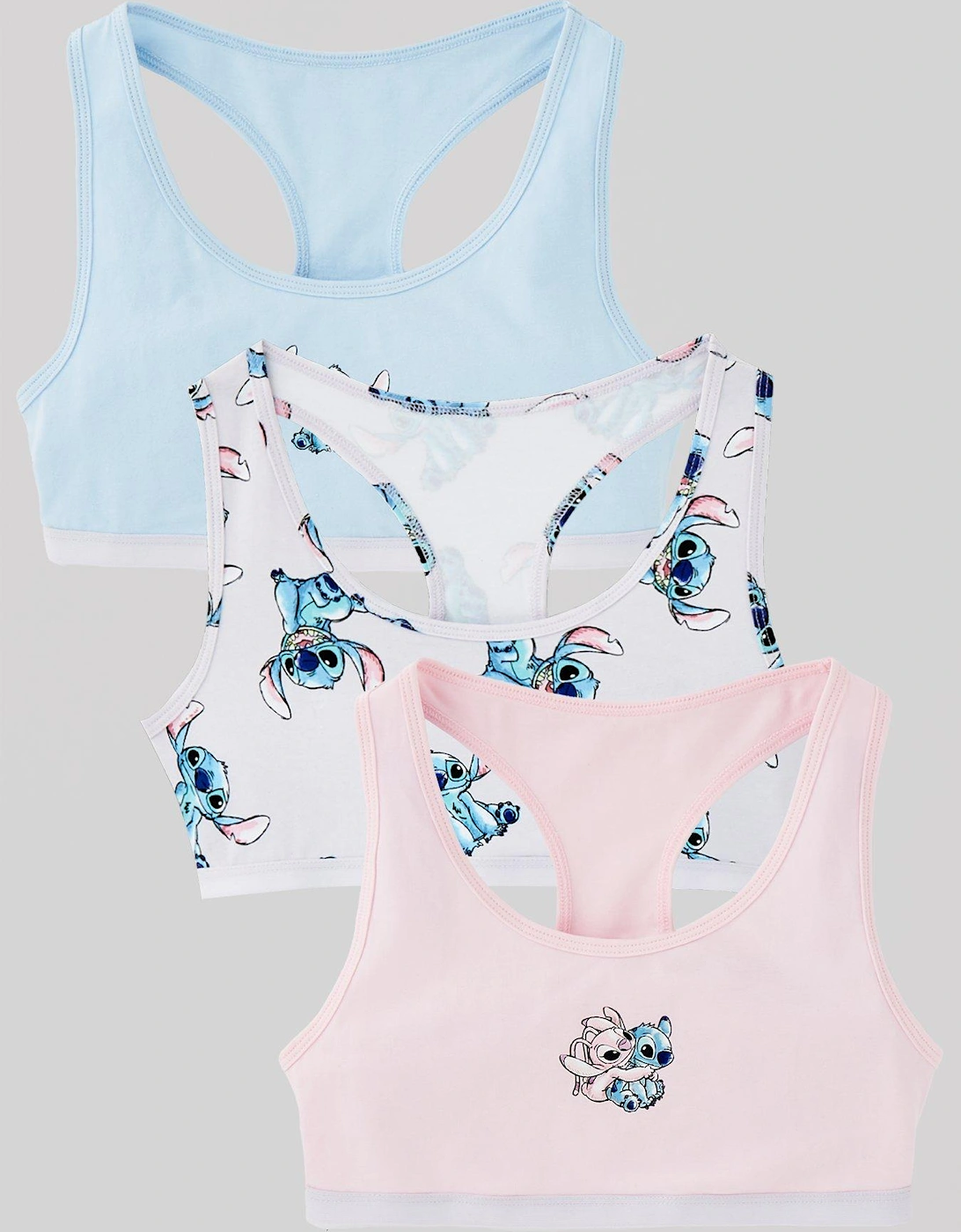 Lilo And Stitch 3 Pack Crop Tops - Multi, 2 of 1