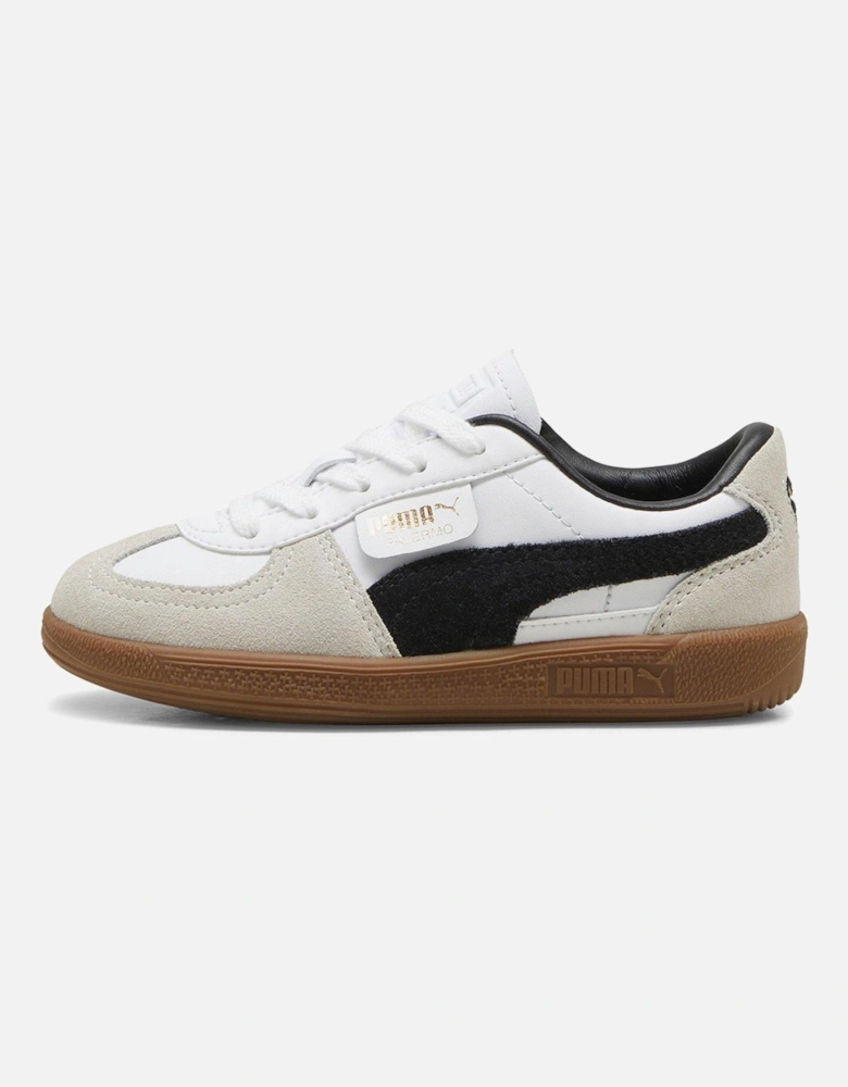 Kid's Palermo Trainers - White/Grey